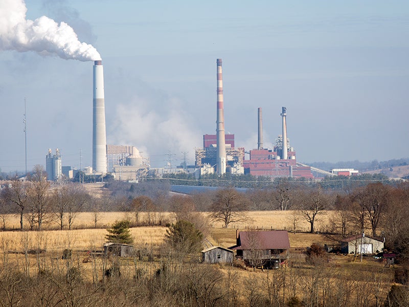 The E.W. Brown Power Plant near Harrodsburg, Kentucky