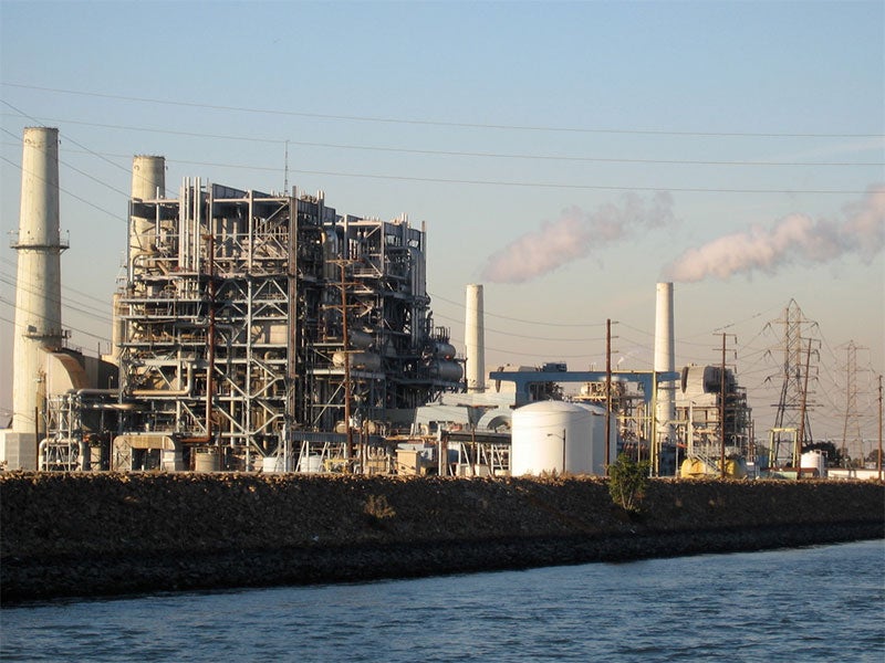 A power plant in California. A power plant in California.