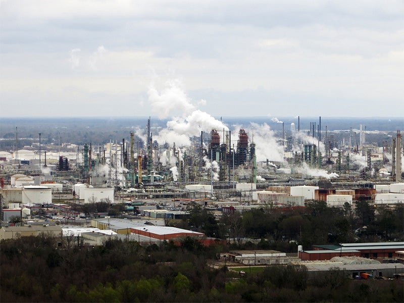 An Exxon refinery in Louisiana. An Exxon refinery in Louisiana.
