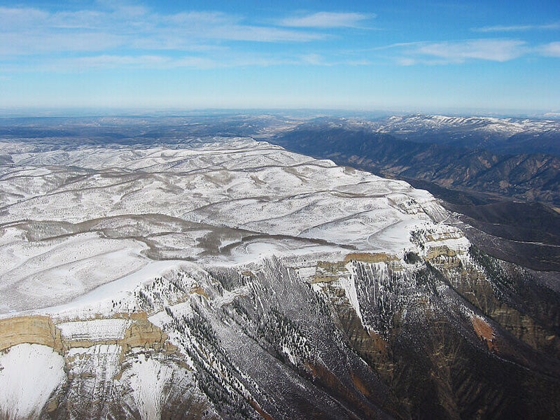 Winter at the Roan Plateau in Colorado. Winter at the Roan Plateau in Colorado.