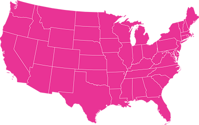 Map of where the organophosphate pesticide chlorpyrifos is used in the 48 contiguous United States.