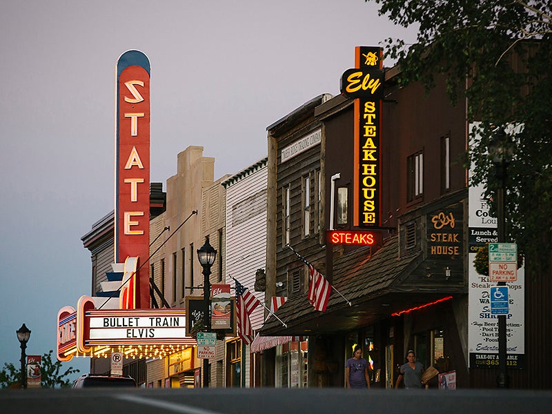 Downtown Ely, Minnesota.