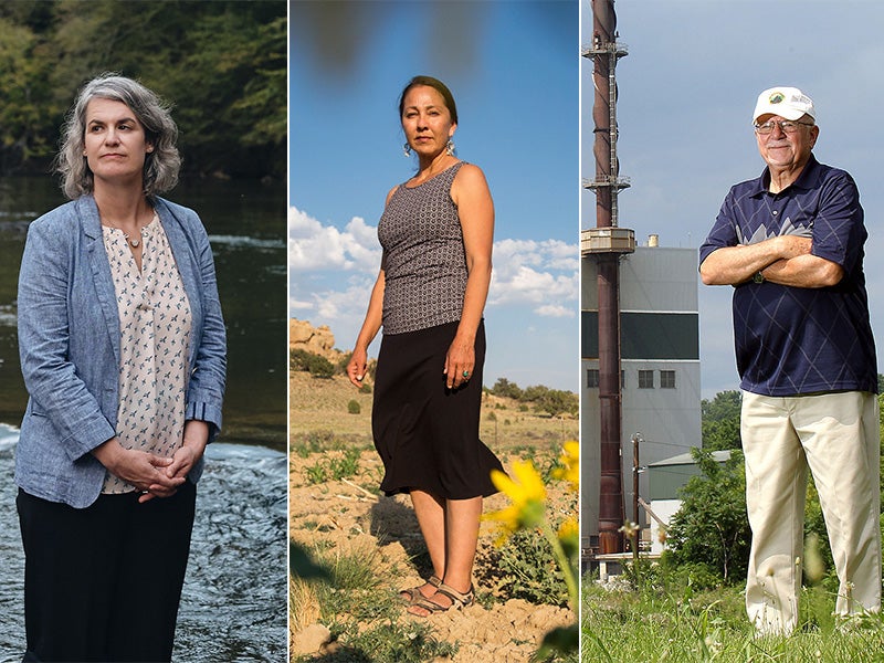 “EPA is sentencing entire segments of the population to a poisoned death,” said Caroline Armijo (left) of N.C. Read her story, and those of Nicole Horseherder of Ariz., and Tom Sedor of Penn. “EPA is sentencing entire segments of the population to a poisoned death,” said Caroline Armijo (left) of N.C. Read her story, and those of Nicole Horseherder of Ariz., and Tom Sedor of Penn.