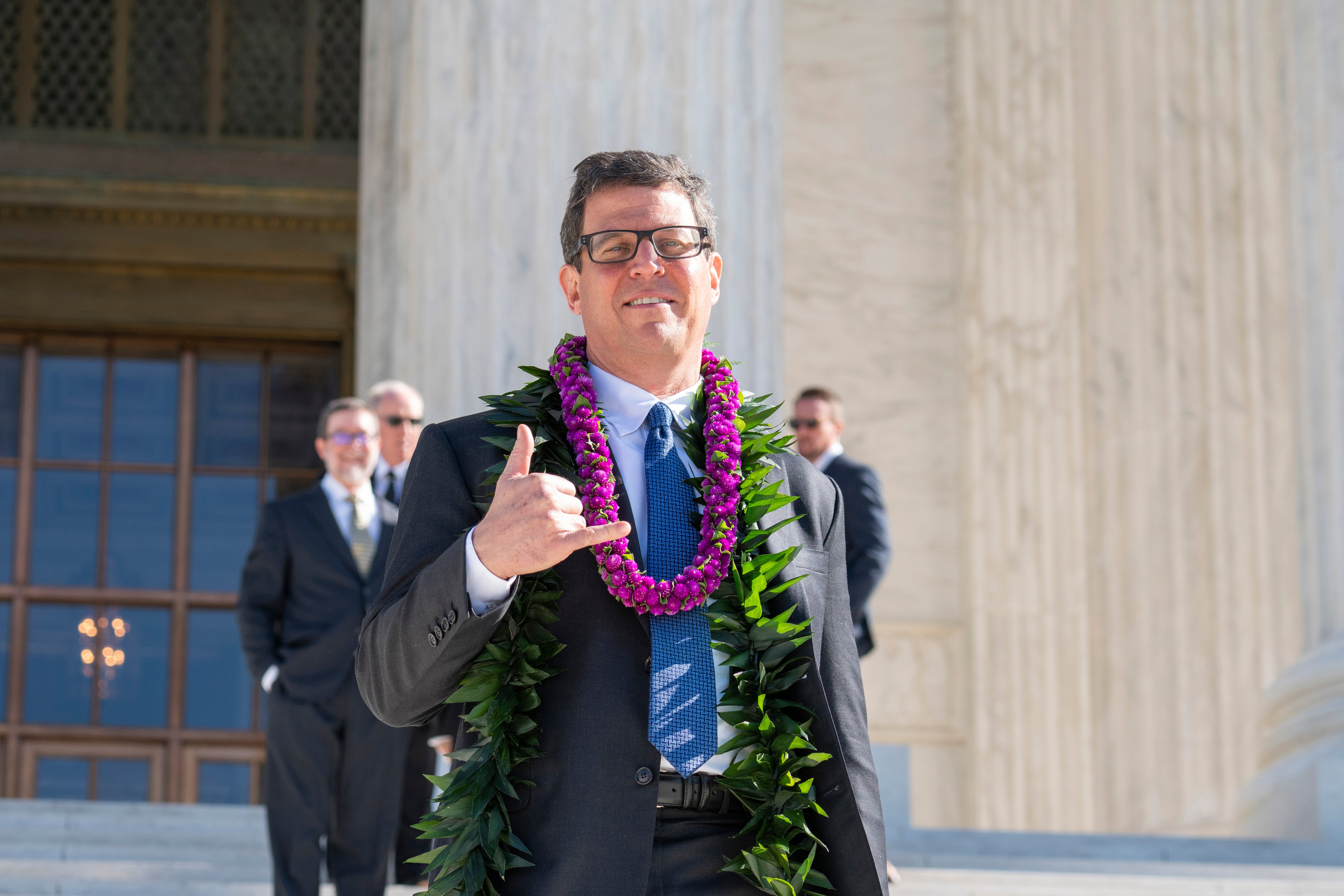 Earthjustice attorney David Henkin went to the Supreme Court to argue Hawaiʻi Wildlife Fund v. County of Maui. Earthjustice attorney David Henkin went to the Supreme Court to argue Hawaiʻi Wildlife Fund v. County of Maui.