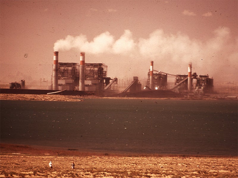 The Four Corners Power Plant, in May of 1972. The Four Corners Power Plant, in May of 1972.