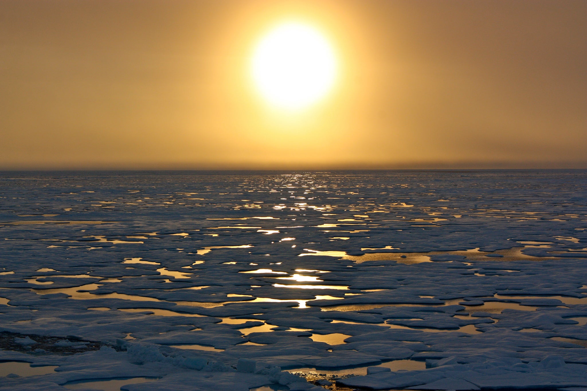 Sunset in the Arctic