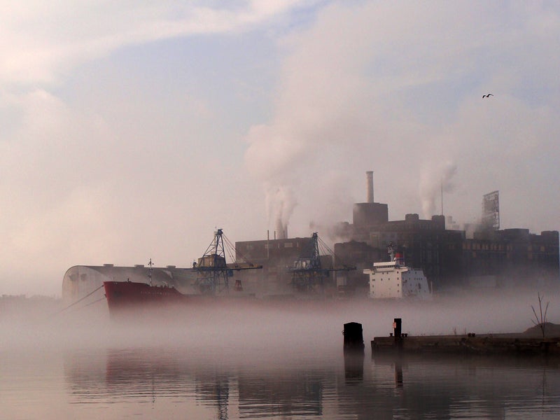 A foggy morning in Baltimore A foggy morning in Baltimore