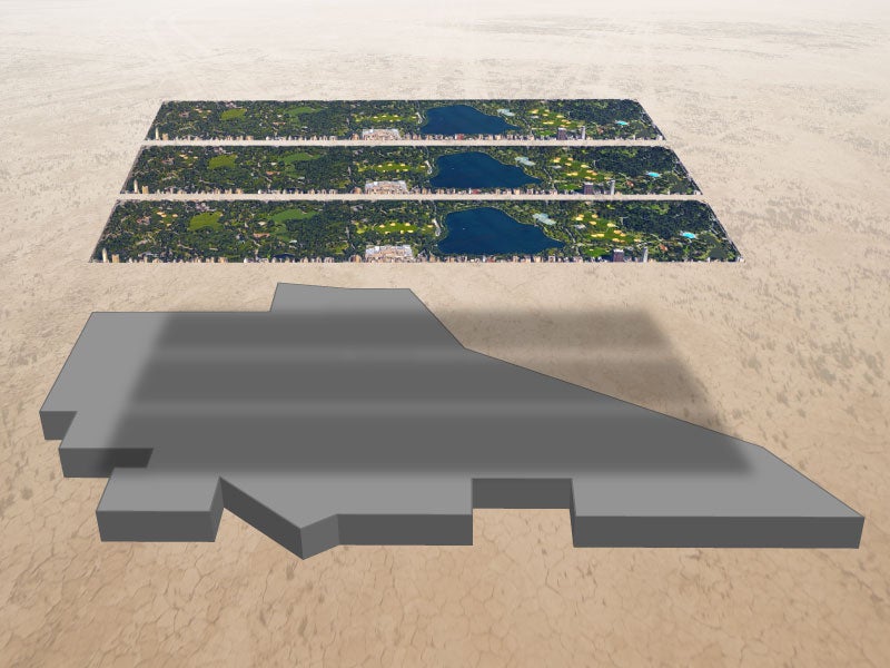 Central Park size comparison Central Park size comparison