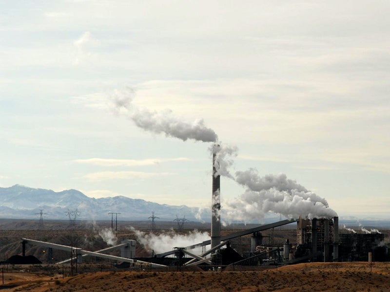 A coal fired power plant in Nevada