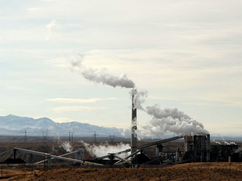 A coal fired power plant in Nevada A coal fired power plant in Nevada