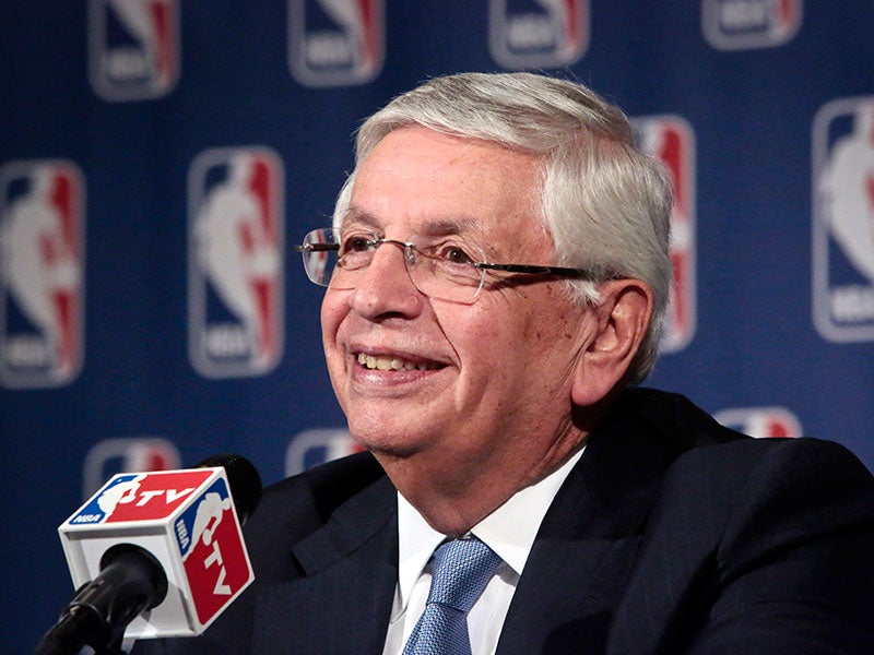 David Stern, during a news conference in 2013.