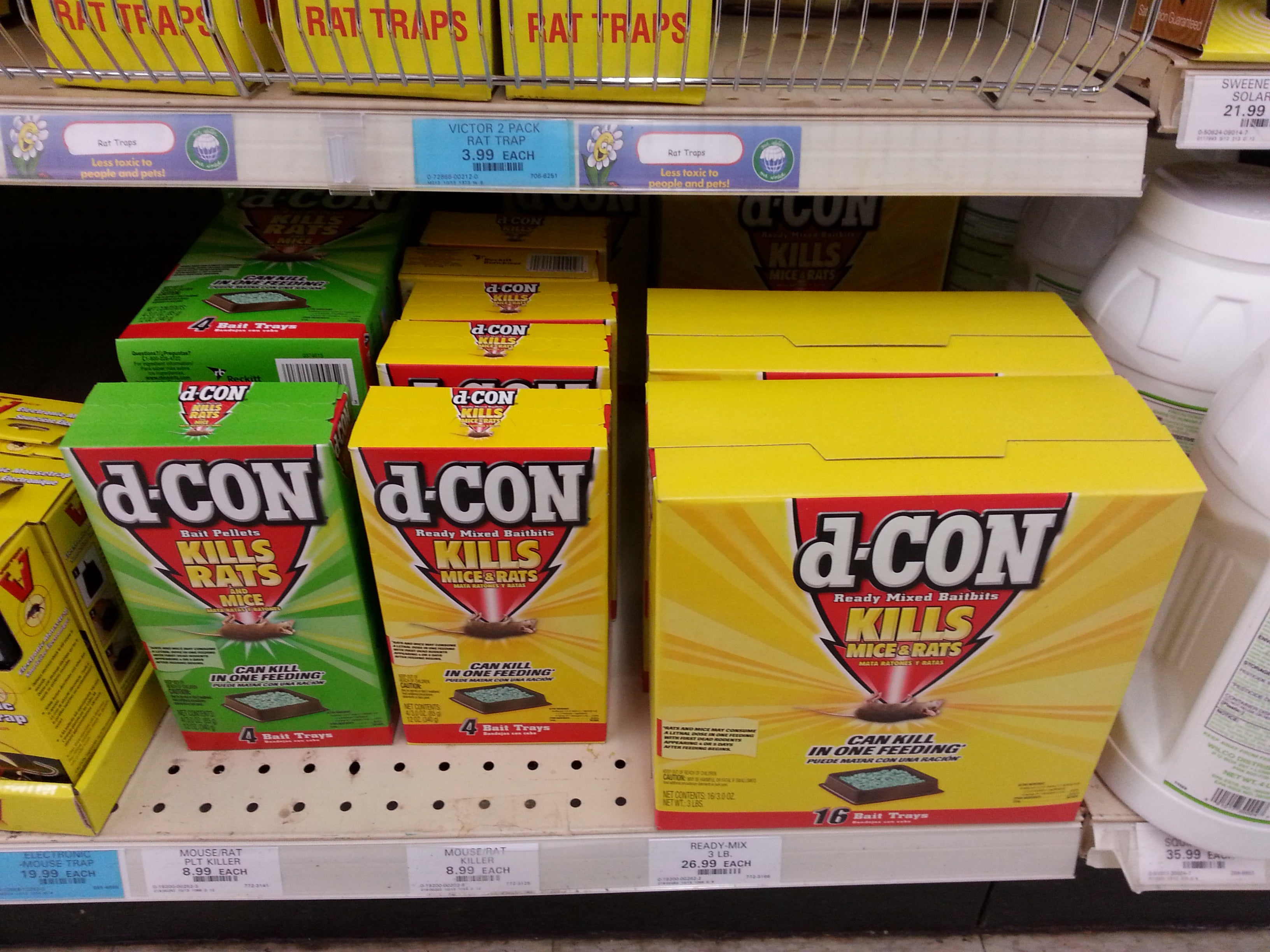 d-CON products. d-CON products.