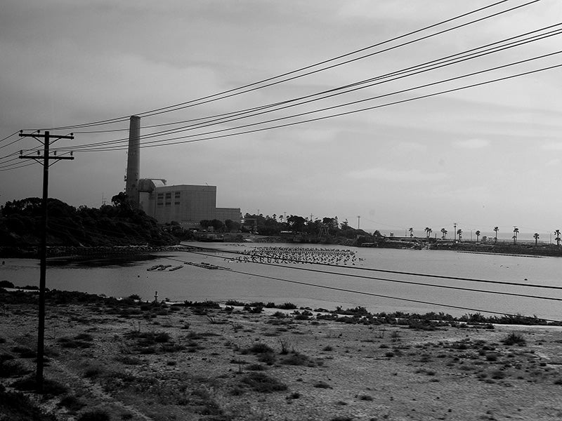 A fossil-fueled power plant in Carlsbad, CA. A fossil-fueled power plant in Carlsbad, CA.