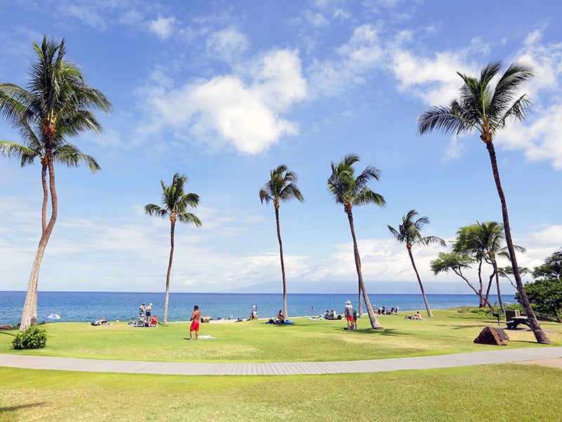 Kahekili Beach on the Hawaiian island of Maui. Kahekili Beach on the Hawaiian island of Maui.