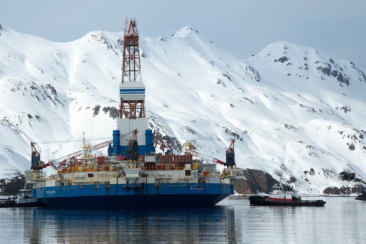 The Shell drilling rig, Kulluk, drifted aground in Alaska in December 2012 and was later scrapped, underscoring the great risks in Arctic drilling.