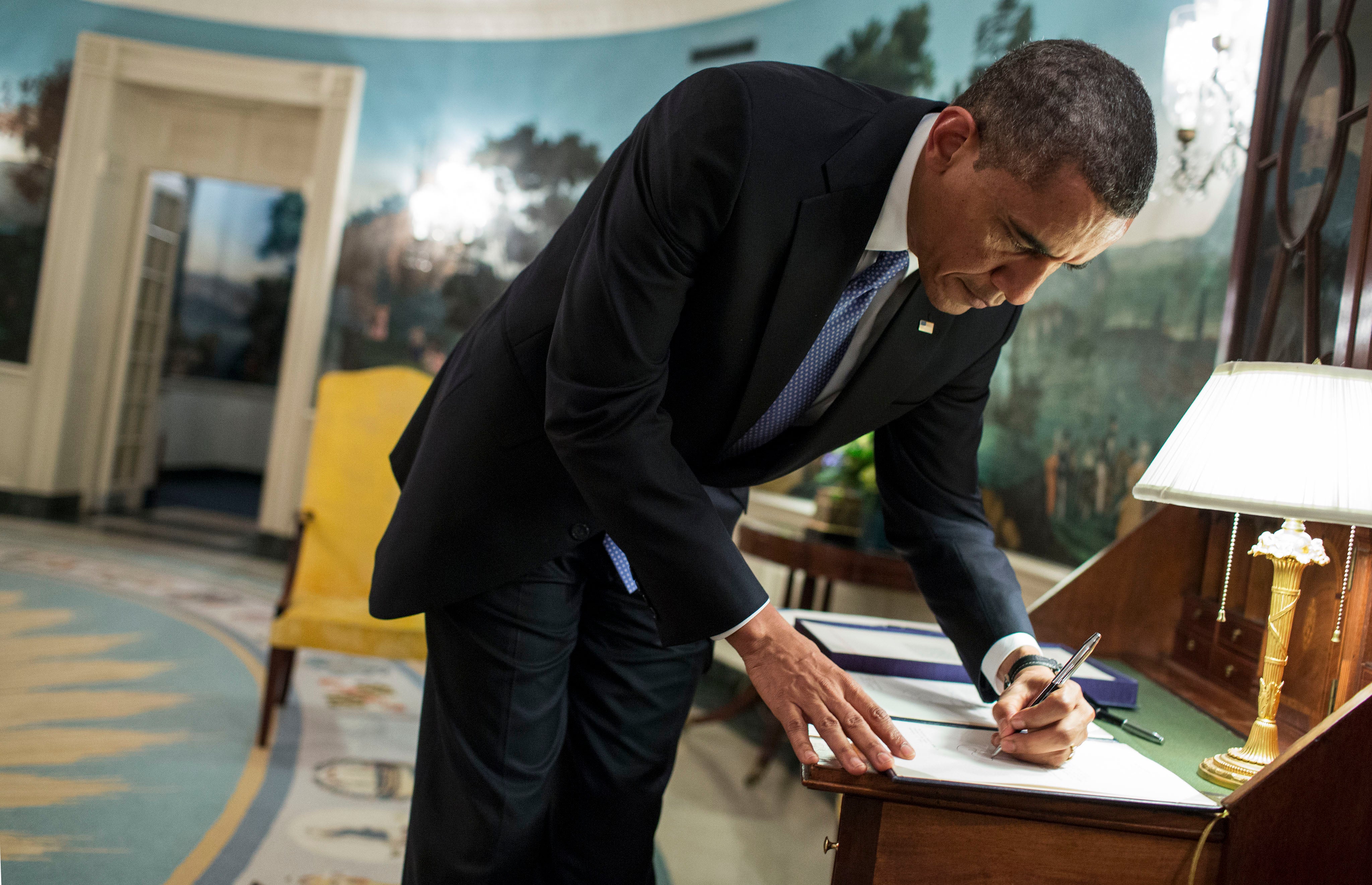 President Obama White House signing