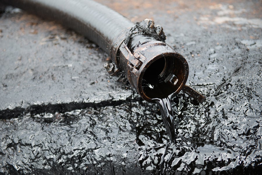 oil leaking from boost pipe
