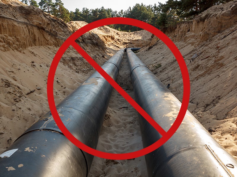 The proposed 124-mile Constitution Pipeline was slated to run through Pennsylvania and New York, threatening water quality, wildlife, and public health The proposed 124-mile Constitution Pipeline was slated to run through Pennsylvania and New York, threatening water quality, wildlife, and public health