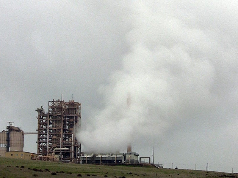 An industrial plant in the San Joaquin Valley. An industrial plant in the San Joaquin Valley.