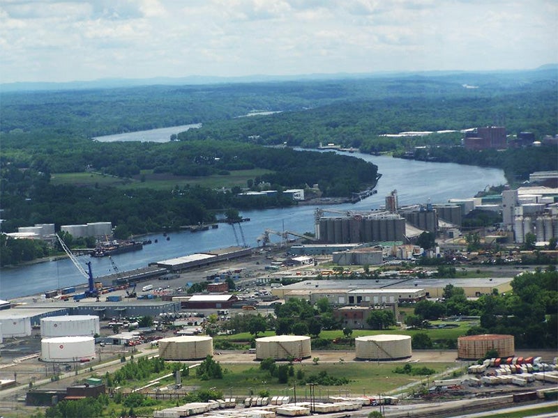 The Port of Albany. The Port of Albany.
