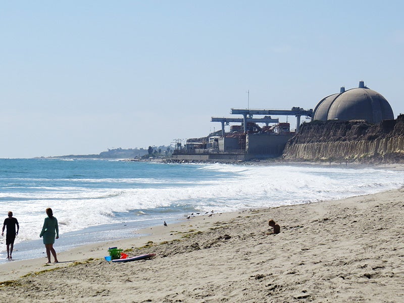 The San Onofre Nuclear Generating Station. The San Onofre Nuclear Generating Station.