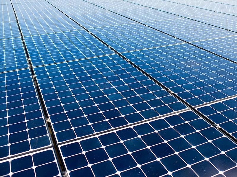 Solar panels. Solar panels.