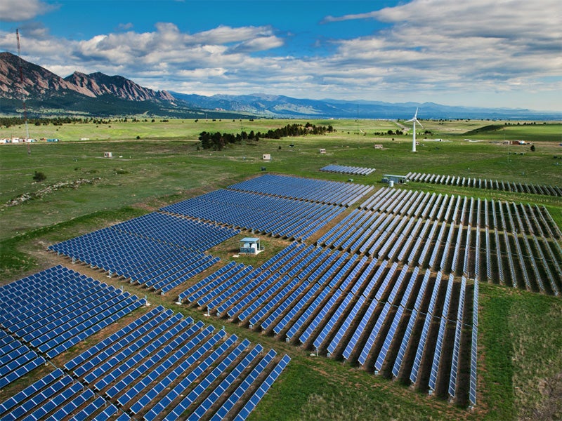 The National Wind Technology Center in Colorado. The National Wind Technology Center in Colorado.