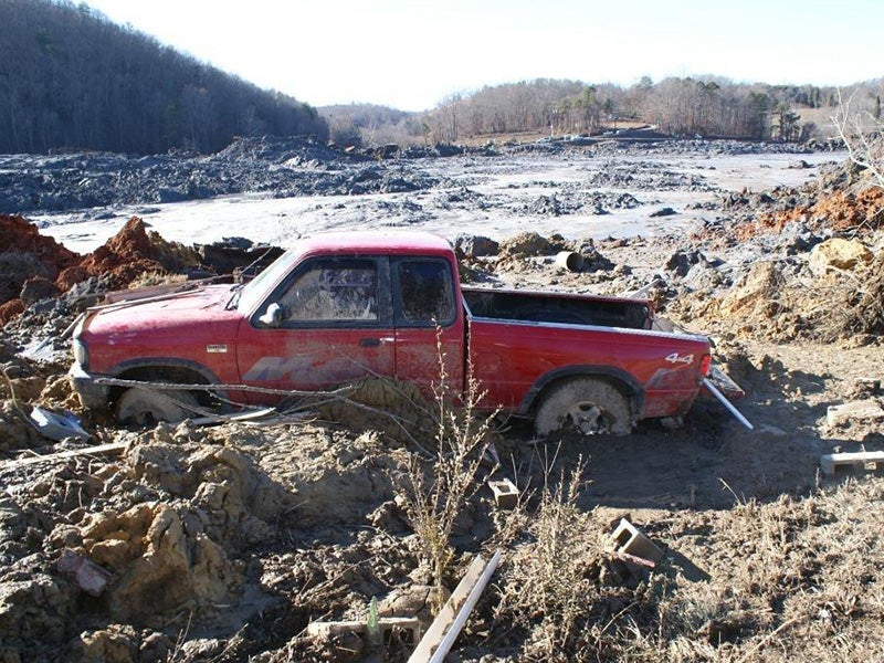 The devastating TVA Kingston coal ash spill of 2008. The devastating TVA Kingston coal ash spill of 2008.