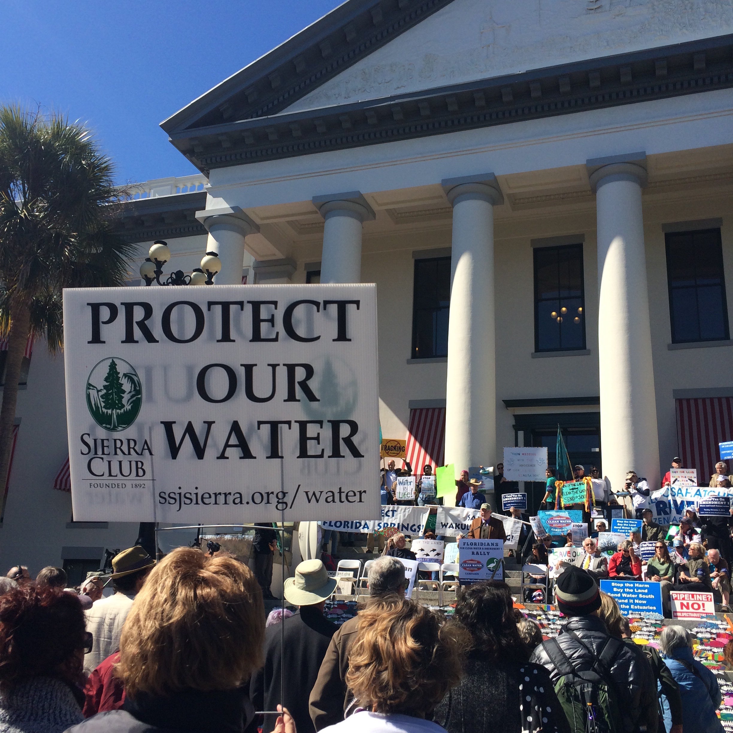 Clean water rally Florida