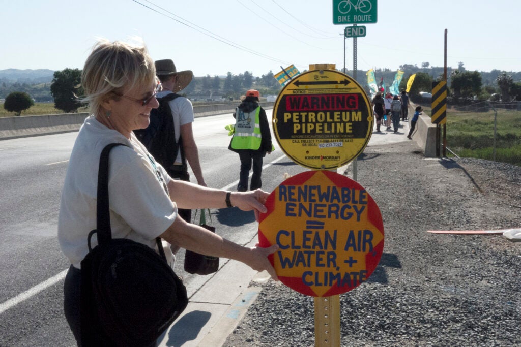The Refinery Healing Walk is an opportunity to bring people together to combat air pollution issues.
(Rebekah Olstad)