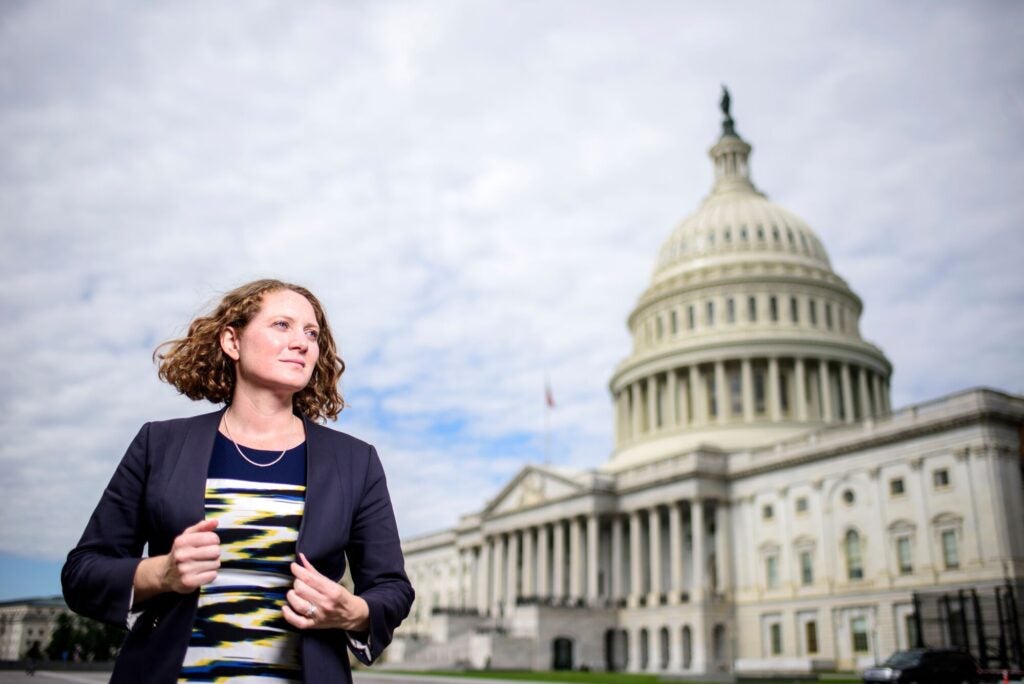 Earthjustice lobbyist Jessica Ennis at the U.S. Capitol on May 26, 2017.