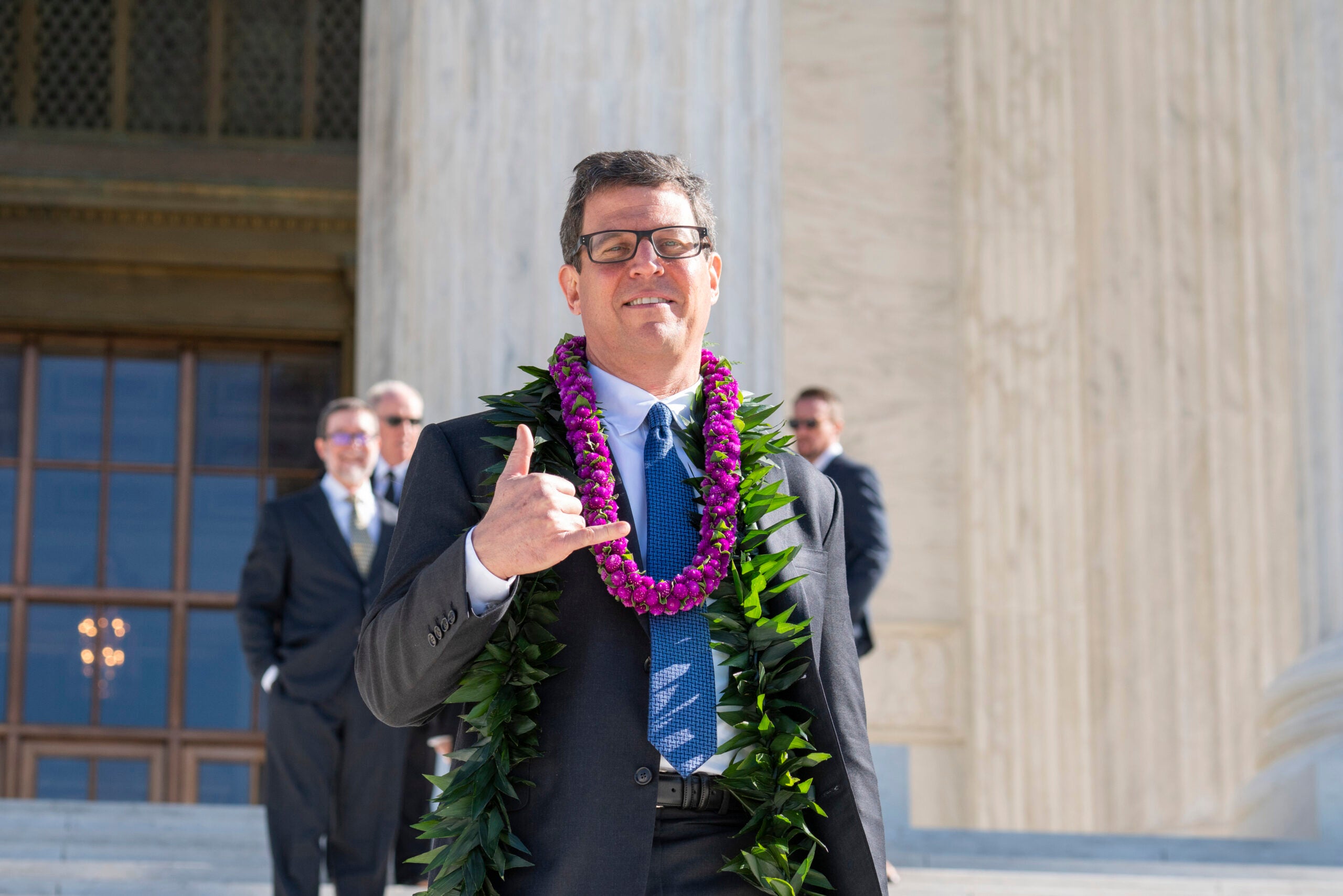 Earthjustice attorney David Henkin went to the Supreme Court to argue Hawaiʻi Wildlife Fund v. County of Maui.
(Melissa Lyttle for Earthjustice)