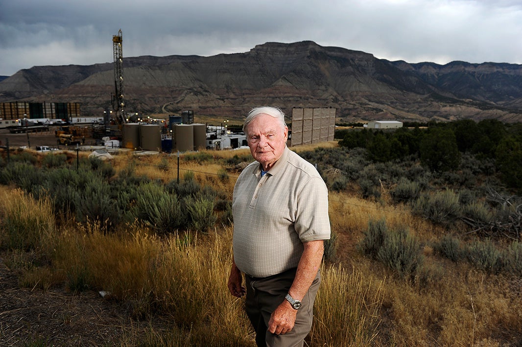 Arrington, at a drilling rig near his home in Battlement Mesa, Colorado, on August 25, 2016.