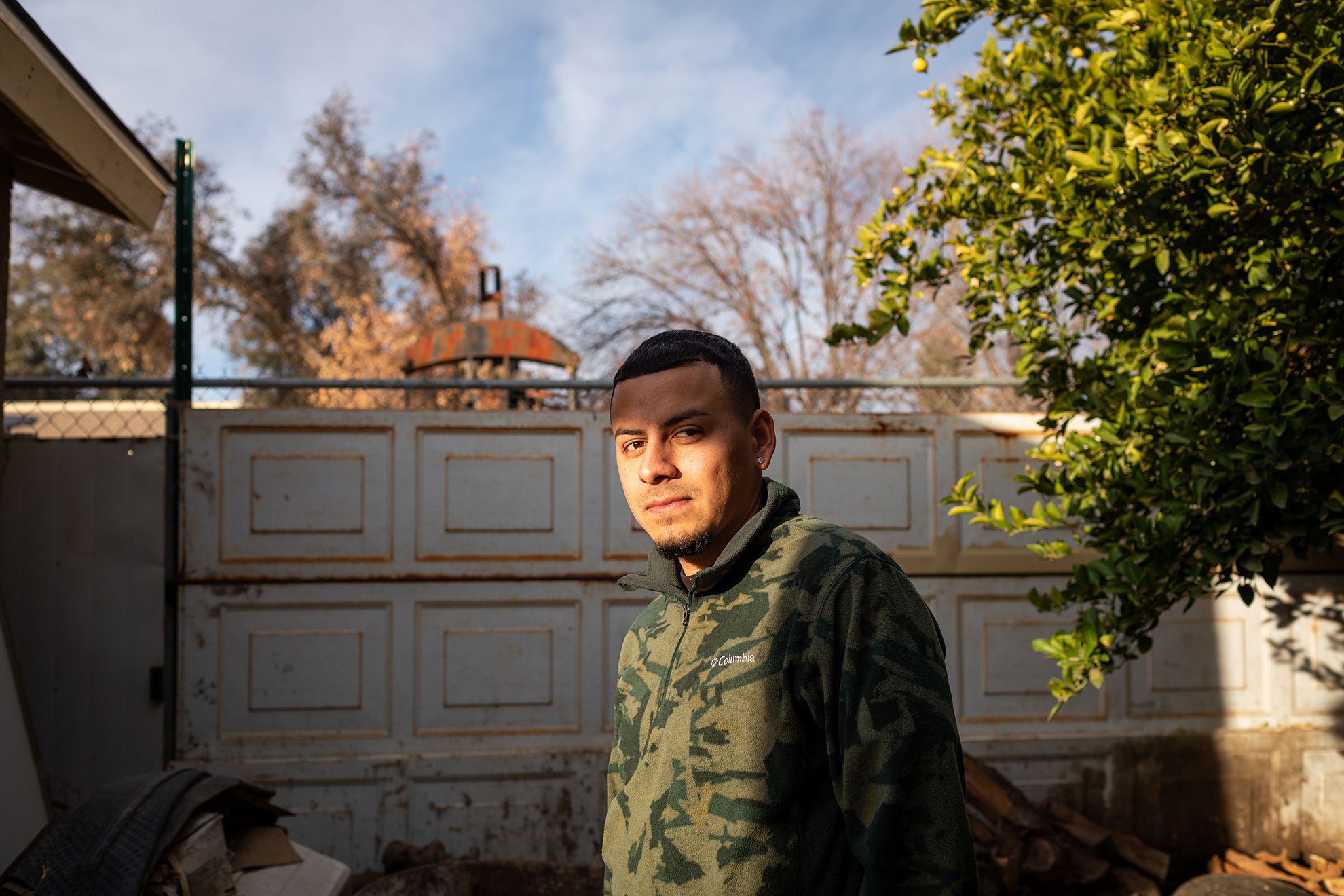 The oil derrick behind Martinez’s home in Arvin, Calif., is a constant, disruptive presence.