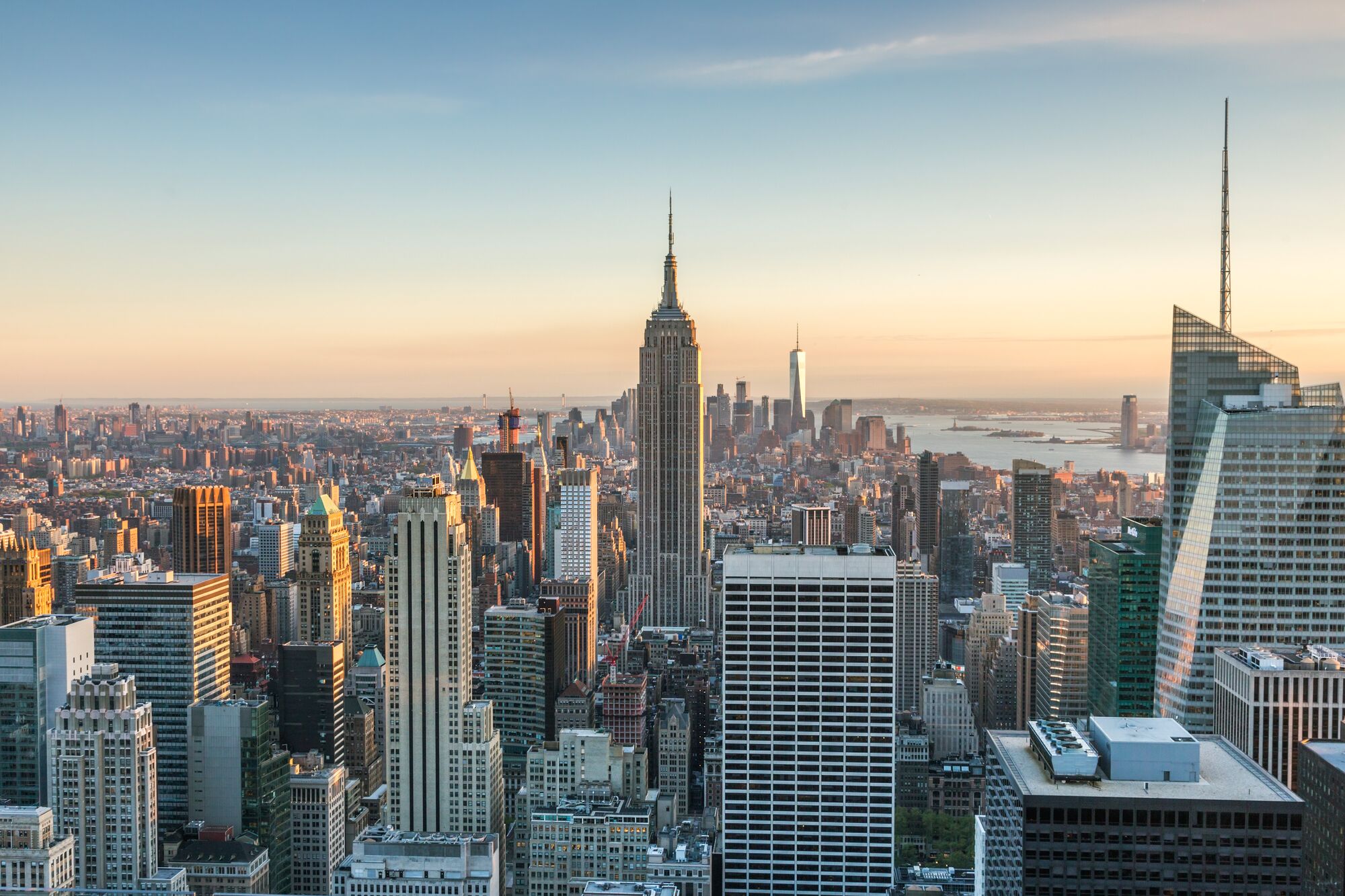 Empire State building and Manhattan skyline, New York City, USA (Matteo Colombo / Getty Images)