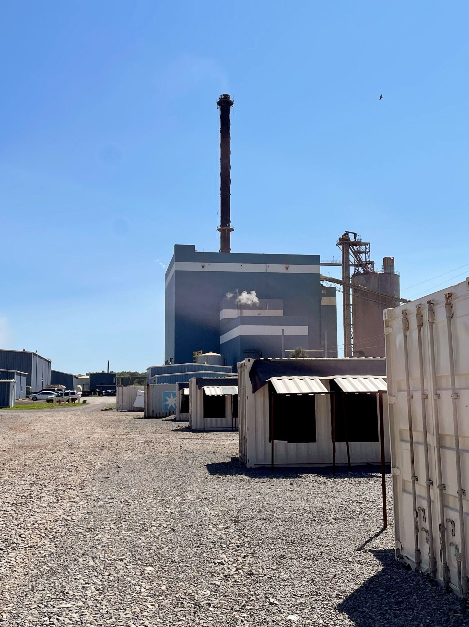 The Scrubgrass Generating Plant near Kennerdell, Pennsylvania, in Venango County, owned by Stronghold Digital Mining, Inc., burns waste coal to generate electricity for the company’s cryptocurrency mining.