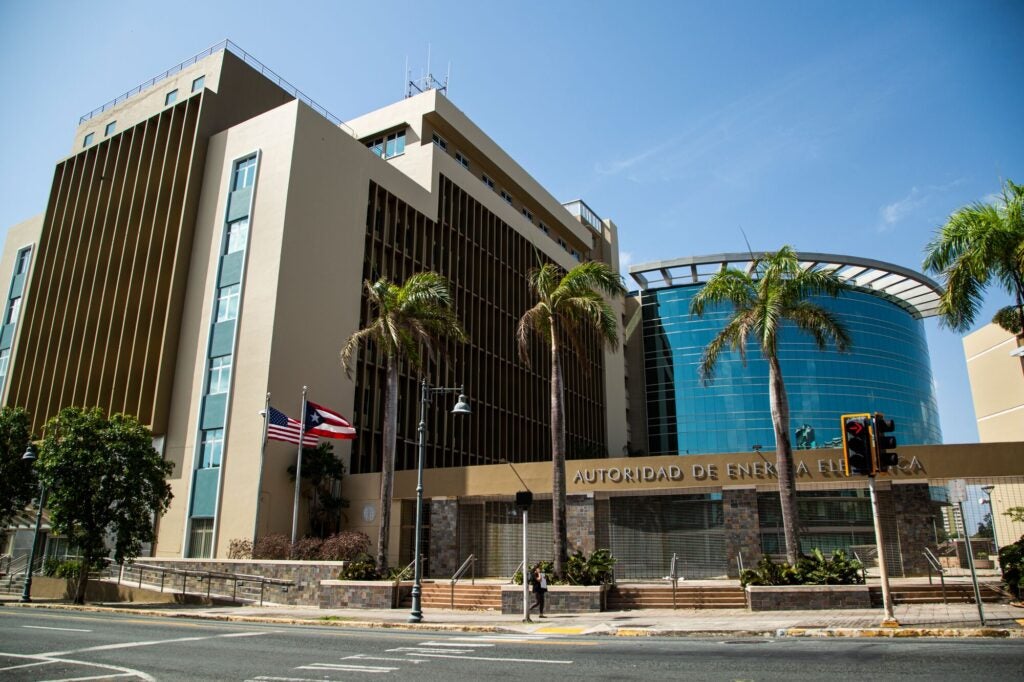 The Puerto Rico Electric Power Authority (PREPA) headquarters building in Santurce, San Juan, P.R.