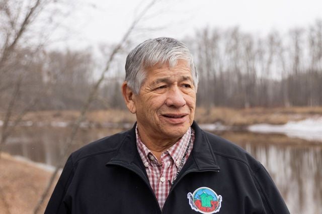 Chairman Blanchard Robert Blanchard, Tribal Chairman of the Bad River Band of Lake Superior Chippewa.