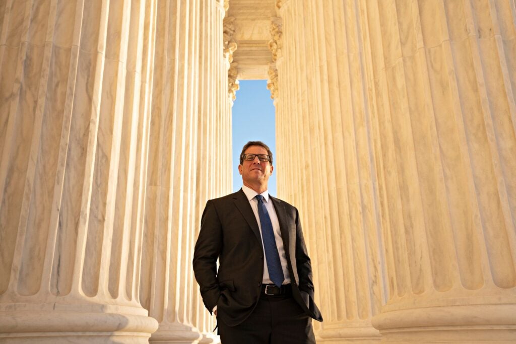 David Henkin, attorney in Earthjustice’s Mid-Pacific Office, successfully argued before the U.S. Supreme Court to defend Clean Water Act protections. (Melissa Lyttle for Earthjustice)