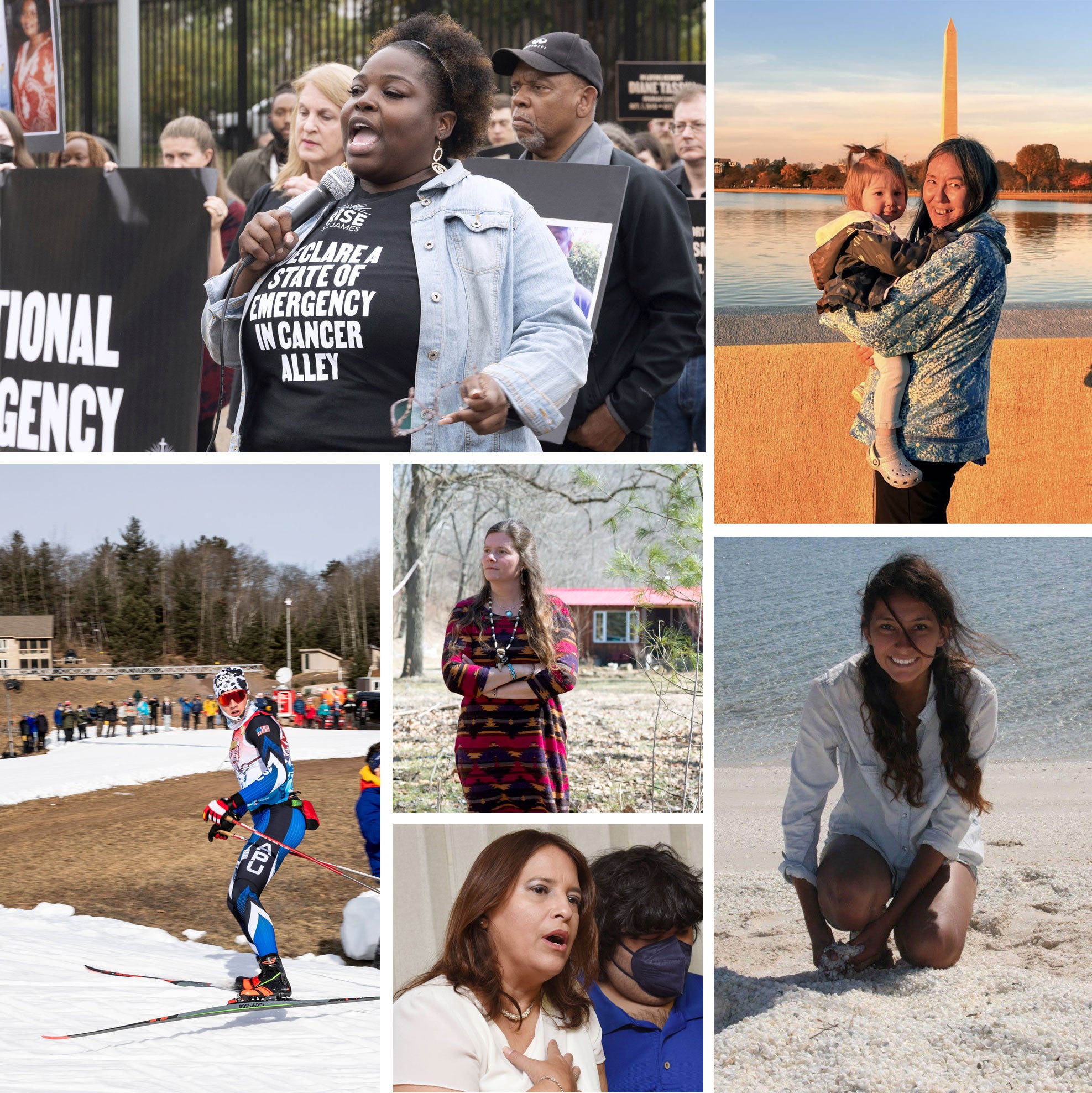 Scenes from the "Our Energy Future" video series, uplifting the voices of inspiring individuals from across the nation who have an in-depth understanding of the harms caused by the fossil fuel industry and are leading the way in the transition for a transition to cleaner, safer energy sources.