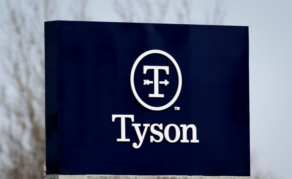 Tyson Foods is marketing “climate-smart beef” and a commitment to reducing its greenhouse gas emissions. (Charlie Neibergall / AP)