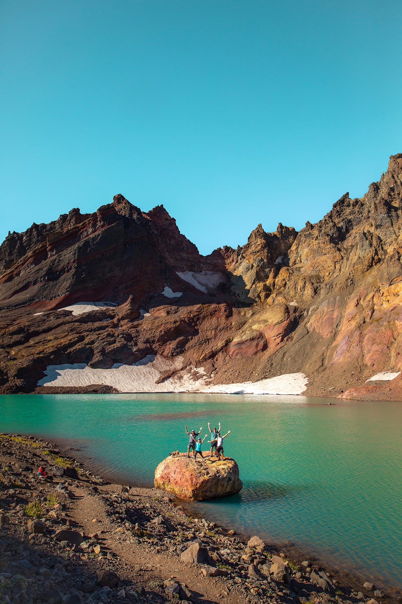 No Name Lake in the Three Sisters Wilderness.