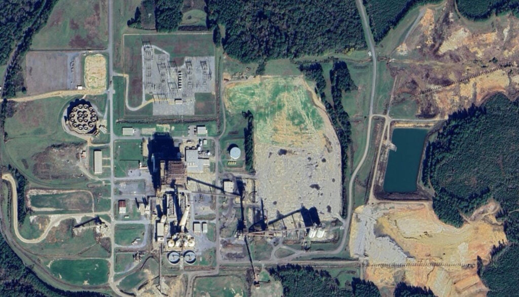 Dolet Hills Power Station Aerial view of the retired Dolet Hills Power Station in Mansfield, Louisiana.