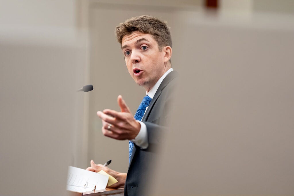 Stu Gillespie Stu Gillespie, senior attorney in Earthjustice's Rocky Mountain Office, defends the Great Salt Lake in court. (Spenser Heaps for Earthjustice)