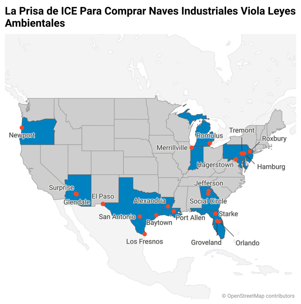 La prisa de OCE para comprar naves industriales viola leyes abientales