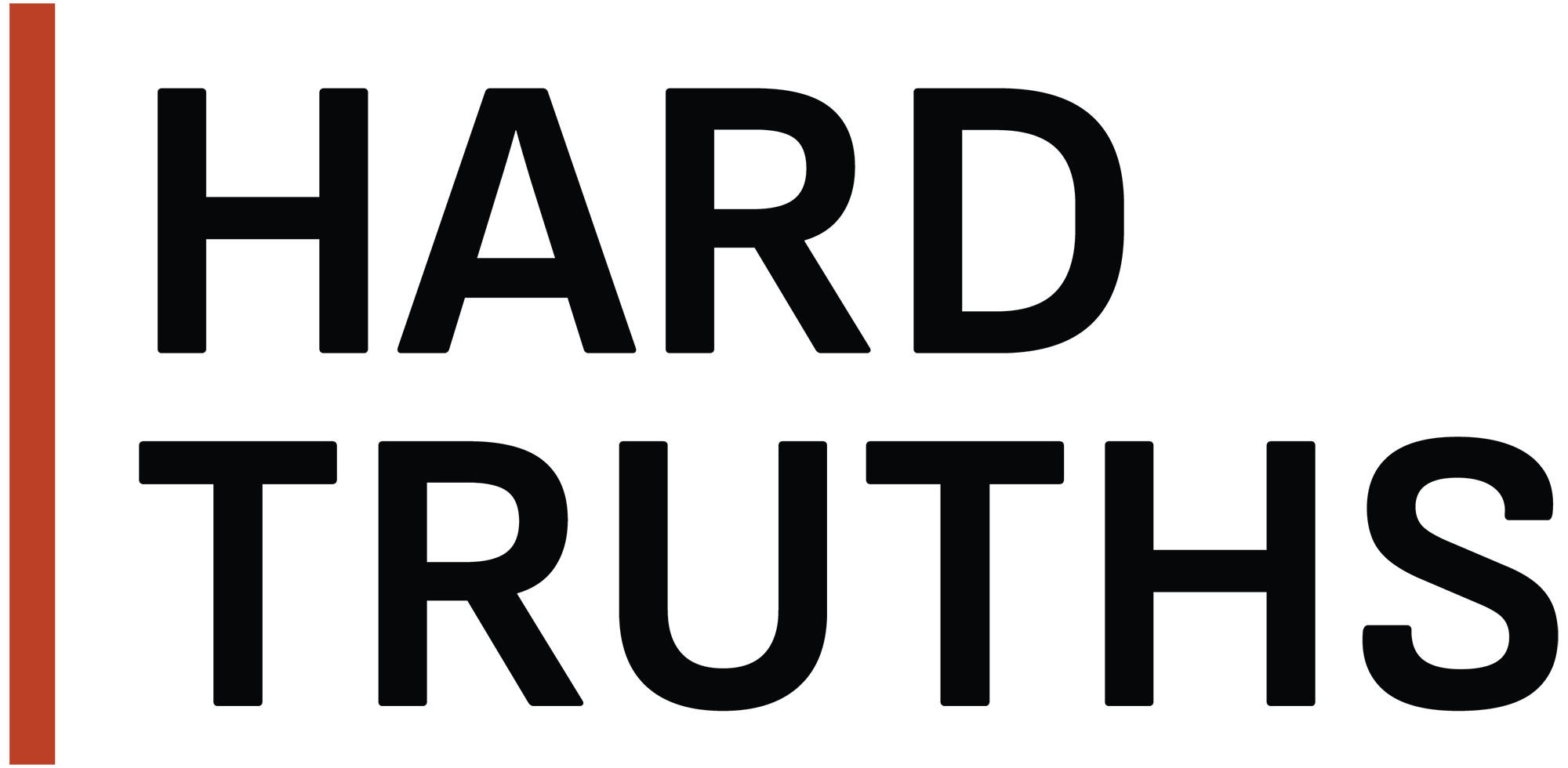 Logo for "Hard Truths" campaign.