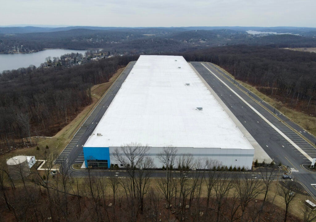 The Roxbury, New Jersey warehouse that U.S. Immigration and Customs Enforcement is wanting to turn into a migrant processing and detention center.