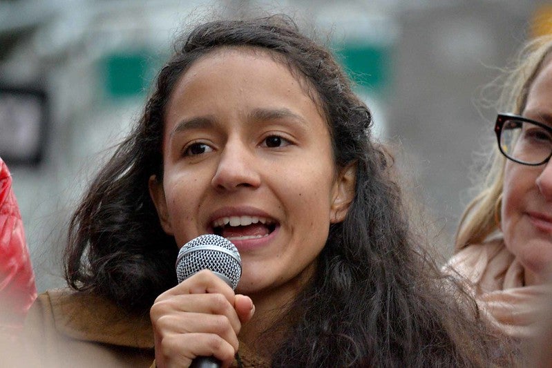 Environmental activist Bertha Zúñiga Cáceres leads the National Council of Popular and Indigenous Organizations of Honduras.