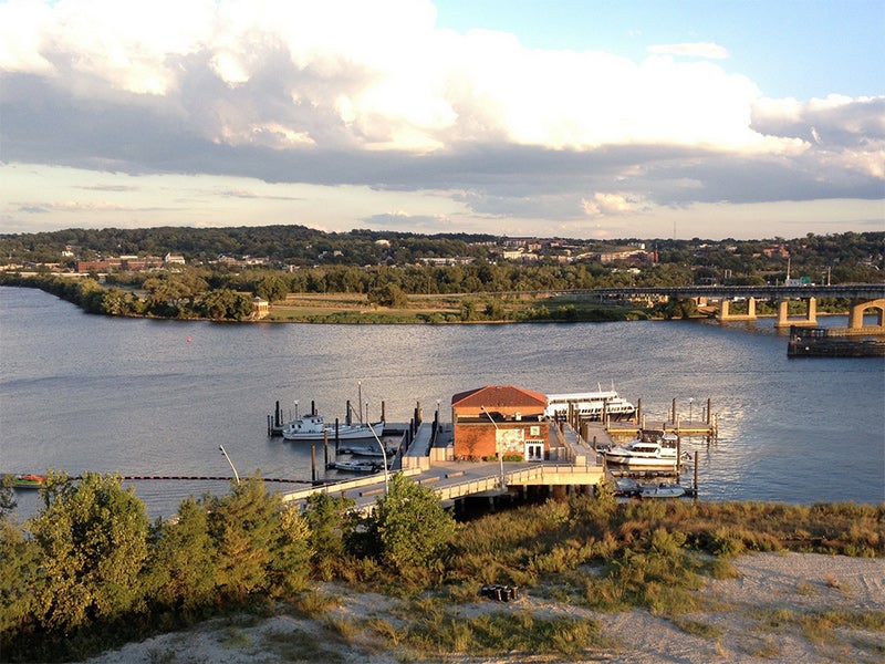 The Anacostia River.