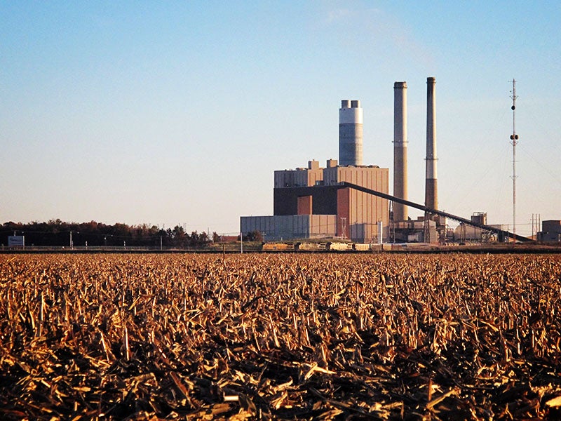 A coal fired power plant outside of the southern Illinois town of Newton